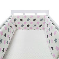 Protector de cuna Chichonera Para bebé, barrera envolvente Para cama infantil, cojín Para recién nacidos, cuna trenzada - details 14