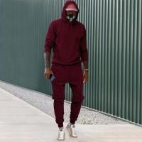 Sudadera con capucha para hombre Ropa deportiva europea y americana Casual Colores sólidos - details 15