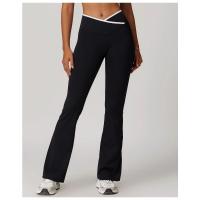 Leggings delanteros en forma de V con bloques de Color de cintura alta, pantalones de chándal adecuados para mujer, ropa deportiva para Fitness, ropa deportiva de moda - details 10