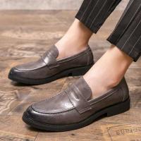 2024 Producto Zapatos de negocios negros italianos Zapatos de cuero para hombres y Oxford - details 3