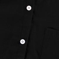 Camisa Simple y a la Moda para Mujer Algodón y Lino Informales, Clásicas con Manga Corta y Borlas - details 49