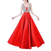 Elegante Vestido de Noche de Secuencia Corte Alto y Vibrante para Mujeres - details 4