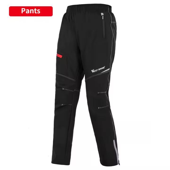 WEST BIKING-traje de ciclismo cálido para hombre y mujer, conjunto deportivo resistente al viento y al agua, para correr y pescar - 1