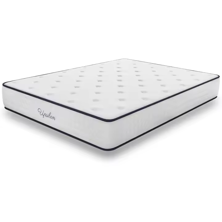 Colchón de Viscoelástico Espuma HR y Latex Azul Firme, Transpirable, Hipoalergénico, Ergonómico - 1
