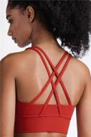 Top de Yoga Transpirable ZHUMU GYM Top de Deportiva de Verano con Espalda Cruzada para Mujeres - details 32