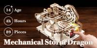 Rompecabezas de madera 3D DIY para niños, linterna nocturna, juguetes educativos exquisitos, Kit de bloques de construcción - details 10
