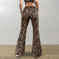 Shoufeistore Mallas Acampanadas Con Estampado De Leopardo Para Mujer, Pantalones Ajustados Sexys A La Moda, Estilo Coreano, Verano Y Otoño, 2025 - details 4