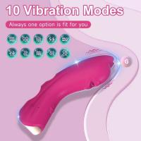 Vibrador de dedo punto G clítoris estimulación del pezón masaje Vaginal Anal masturbador femenino juguetes para sexo lésbico parejas eróticas - details 2