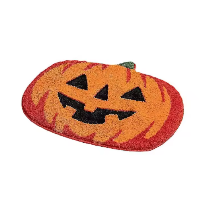 Alfombras de baño de calabaza de otoño, decoración de baño, alfombra absorbente lavable sin microfibra, decoración del hogar de otoño - 1
