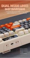 M87-teclado inalámbrico de doble modo con Bluetooth, juego de ratón, teléfono móvil, escritorio, Oficina, sin retraso - details 5