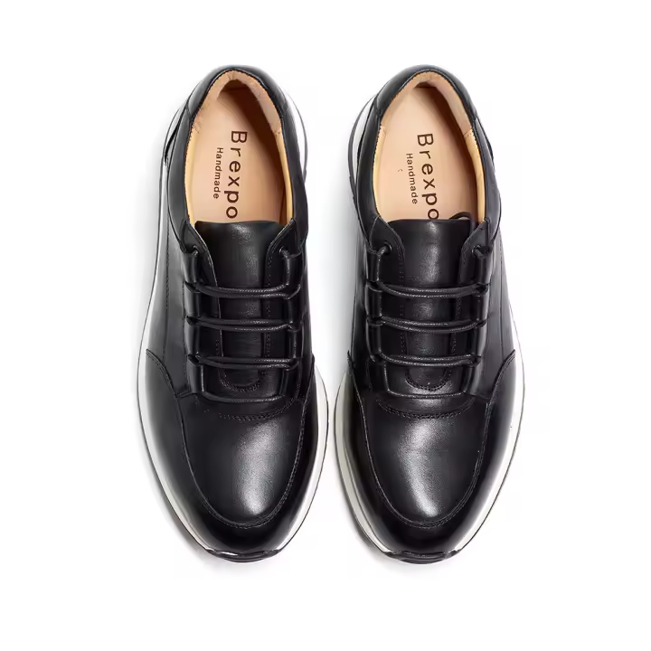 Zapatos de cuero de lujo ligeros zapatos casuales de cuero para hombres zapatos de hombre de fiesta de moda - 1