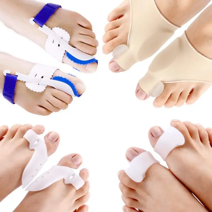Corrector de juanetes y juanetes, Kit para aliviar el dolor en la articulación del dedo gordo del pie, juanete Sastre, Hallux Valgus, dedo del pie en martillo, separadores de dedos del pie - 1