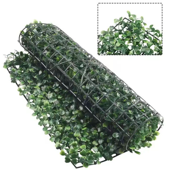 Césped Artificial Plantes Falsas, Paredes, Arbol de Espino Foley, Alfombra de Césped Verde, Panel de Pared, Jardín de Ciudad, 40x60 cm - 1