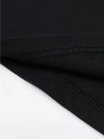 Camiseta con estampado gráfico de oso 100% algodón para hombre, camiseta de manga corta con cuello redondo, ropa de hombre para verano al aire libre - details 7