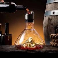 Decantador de 1500ml con aireador incorporado, botella, decantador, vidrio soplado a mano para vino blanco y tinto - details 2