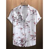 Camiseta de Verano de Playa Hawaiiana Estampado de Denim 3D para Hombres Manga Corta Transpirable - details 4