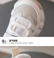 Zapatillas de deporte de suela blanda antideslizantes para niños medianos y pequeños, zapatos de malla transpirable - details 3