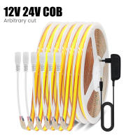 GAHADA Tira de LED COB 12V 24V, Cortable, 528LEDs/m, Iluminación Lineal de PCB de 8mm para Lightbox DIY - details 0