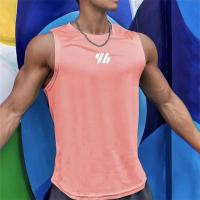 Chaleco de gimnasio de verano para hombre, camisa de malla de alta calidad, camisetas sin mangas, camisetas sin mangas para correr, chaleco deportivo para Fitness, ropa para hombre 2025 - details 8