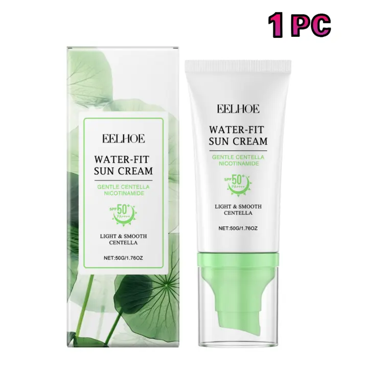 Centella Protector solar SPF50+ PA++++ Water Fit Bloqueador solar No graso Resistente al agua Hidratante de larga duración Protector solar facial Cuidado de la piel - 1
