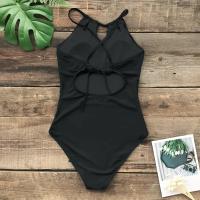 Traje de baño de una pieza con cordones en la espalda para mujer, Monokini Sexy con espalda descubierta, traje de baño 2023, ropa de playa para niñas, trajes de baño - details 3