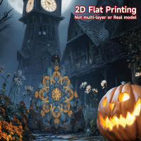 Capa gótica de Halloween - Diseño de mandala en azul profundo y dorado, disfraz con capucha para bruja, vampiro, medieval - Conjunto de fiesta de cosplay - Solo lavado a mano - details 1
