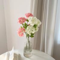 Flores artificiales de 69cm, 4 tenedores, Hortensia falsa, Flexible, multicolor, flores decorativas para el hogar - details 0