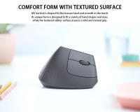 Logitech MX Ratón Inalámbrico y Ergonómico Recargable por USB 2.4GHz Ideal para Oficina - details 6
