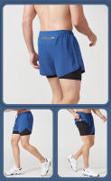 Shorts De Correr Para Hombre 2 En 1 Secado Rápido Entrenamiento De Gimnasio Fitness Running Pantalones De Verano Shorts Deportivos Con bolsillos exteriores - details 10