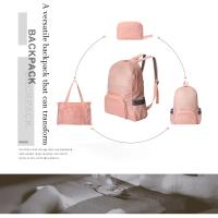 Mochila Impermeable Plegable para Viaje, Ligera y Compacta: Mochila de Viaje Multifuncional 2 en 1 para Outdoor, Deporte, Camping - Equipaje de Mano con Bolsillos, Modo Bandolera (30L) - details 2