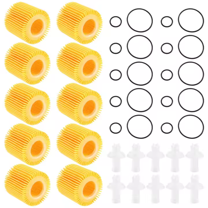 10 Uds filtros de aceite de motor de coche para Toyota C-HR 2018 2019 2.0L Pontiac Vibe 2009-2010 Corolla Prius 1.8L filtros 04152YZZA6 - 1