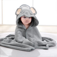 Manta envolvente para recién nacido, Toalla de baño infantil absorbente y cálida de dibujos animados, bonito - details 3