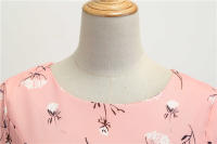Women summer vintage 1950s 60s big swing party polka dot dress - details 19