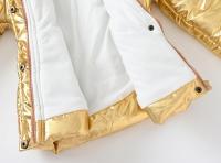 Manténgase abrigado y parece con estilo: chaqueta térmica con capucha para niña con acolchado alternativo de plumón para invierno - details 61
