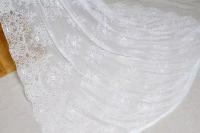 Encaje de Pelo con Hilo Único de Malla Ultra Delgada 3 METERS Accesorios de Vestido DIY Hechos a Mano para Bodas Materiales de Boda Tela de Red Poliéster Decoraciones para Fiestas - details 1