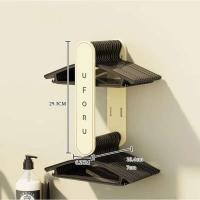 Accesorios para balcón, colgante retráctil no perforado montado en la pared, soporte de iluminación para baño - details 7