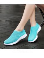 Zapatos para caminar para mujer, zapatillas de calcetín a la moda, mocasines cómodos y transpirables, zapatos informales antideslizantes - details 28