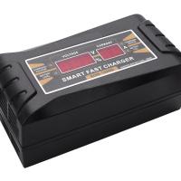 Cargador de batería de coche con enchufe europeo, 12V, 6A, 10A, inteligente, completamente automático, carga rápida automática para pantalla LCD en seco y húmedo - details 4