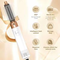 Cepillo secador de pelo, 5 accesorios para cabellos lisos y luminosos, ondas suaves o rizos marchos - details 3