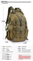 Mochila Tactica Militar – 35L Mochila Militar Antirrobo para Hombre Mujer Impermeable,Mochilas de Viaje Trekking Senderismo Trabajo Deporte o Aire Libre - details 11