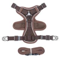 Arnés de tracción con rayas reflectantes para mascotas, antitirones conjunto de cuerda, Collar de perro, correa de pecho - details 22