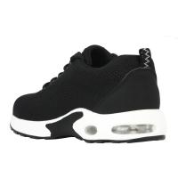 Zapatos de Trabajo para Hombres Cinturón de Aire con Cordón Elástico Material de Cuero - details 13