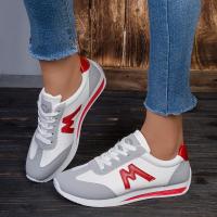 Women's Fashion Sneakers Low Top Lace-Up Breathable PU Leather Casual Running Shoes - details 7