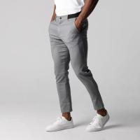Pantalones de algodón versátiles de negocios juveniles para hombres transpirables informales nuevos de Four Seasons - details 0