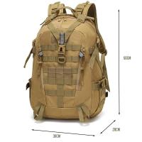 Mochila reflectante táctica de 40L, mochila de camuflaje Molle para exteriores, bolsa de asalto, senderismo, Camping, caza, viaje, montar - details 16
