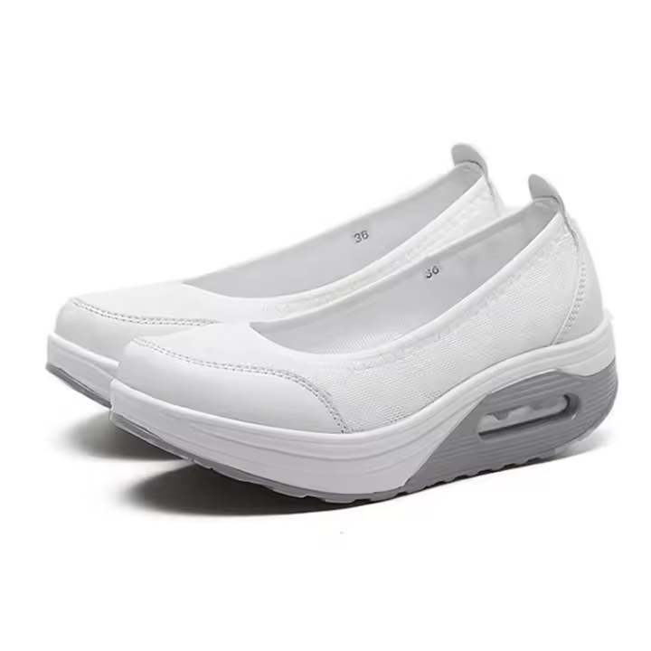 Zapatos informales transpirables sin cordones para mujer, calzado de enfermera para caminar urbano - 1