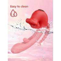 Embalaje privado SEX Vibrador, juguetes sexuales para adultos para mujeres, herramientas de masturbación femenina, vibradores de succión que lamen la lengua y la boca, clítoris anal - details 10