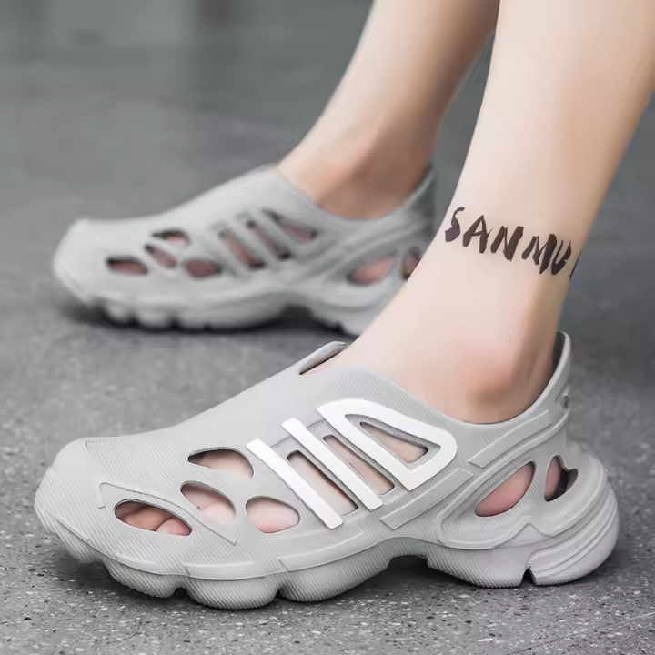 Sandalias de Hombre Suela Gruesa, Transpirable, Antideslizante, Desgaste Primavera-Verano, Estilo Casual - 1