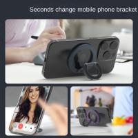 Soporte magnético de doble cara para teléfono celular con cierre de dedo extraíble, plegable y con rotación de 360 grados. - details 14