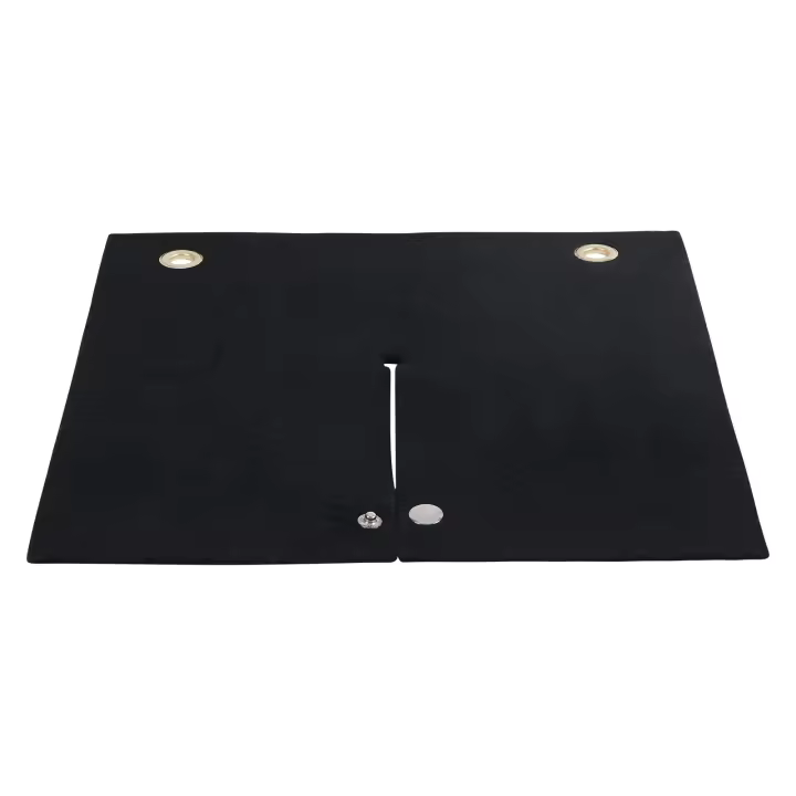 SucceBuy Manta de soldadura, estera de protección térmica de fibra de carbono de 12" x 12", resistente al calor hasta 1800 ° F, almohadilla protectora contra llamas con ojales metálicos, ideal para fontanería, soldadura, soplete de propano, trabajos con t - 1
